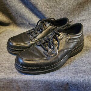 Men's Size 8.5D Wonderlite Black Leather Oxford Lace Up Shoes